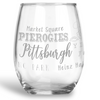 Pittsburgh Things, Stemless Wine Glass