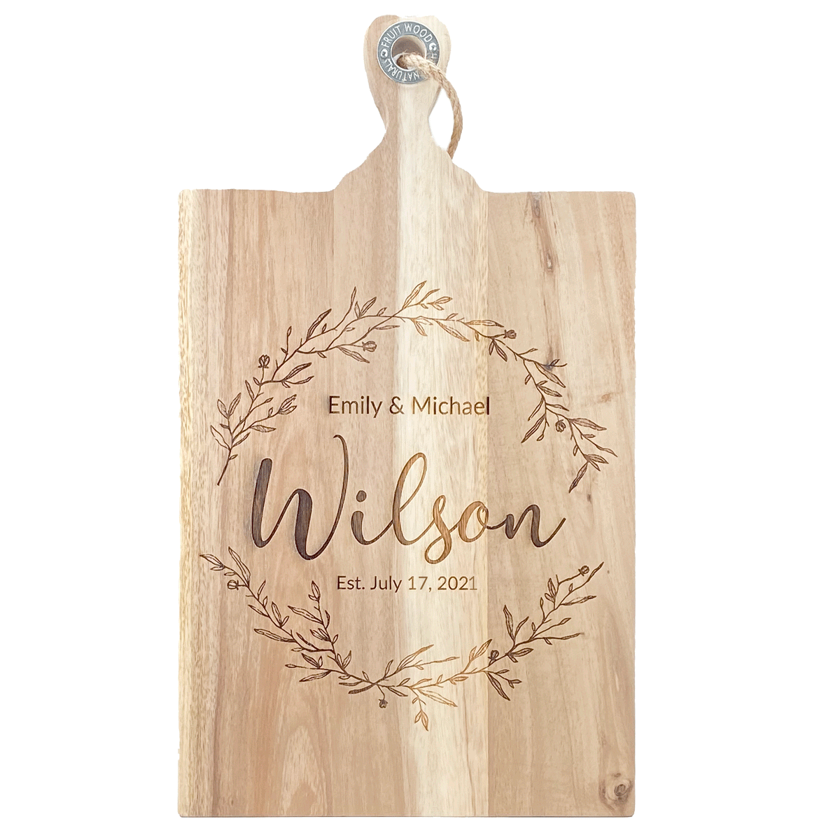 Personalized Wedding Gift, Engraved Wedding Cutting Board, Custom Name and  Date – VividEditions