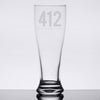 412 Pittsburgh, Pilsner Glass, Wholesale