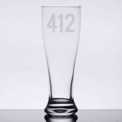 412 Pittsburgh, Pilsner Glass, Wholesale