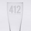 412 Pittsburgh, Pilsner Glass, Wholesale