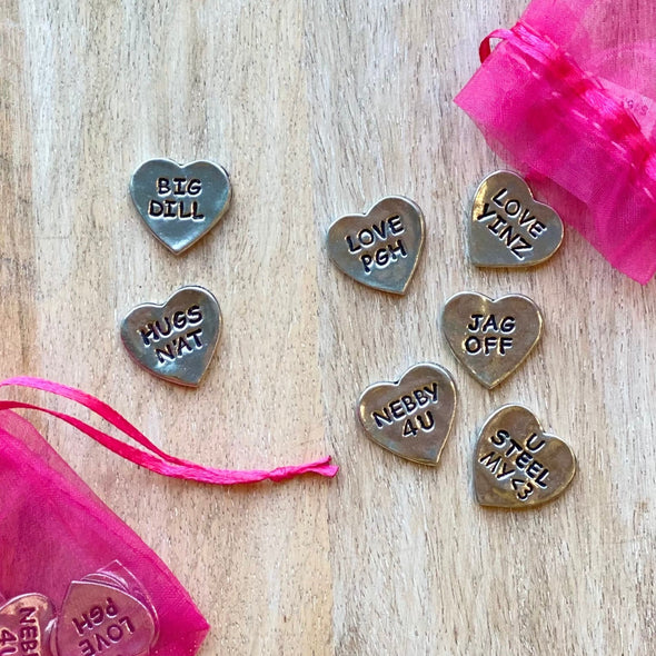 Pittsburghese Conversation Heart  Tokens