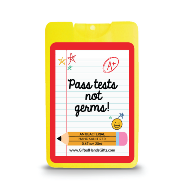 Pass Tests, Not Germs, Antibacterial Hand Sanitizer Spray