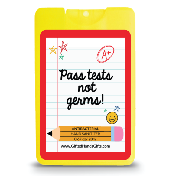 Pass Tests, Not Germs, Antibacterial Hand Sanitizer Spray