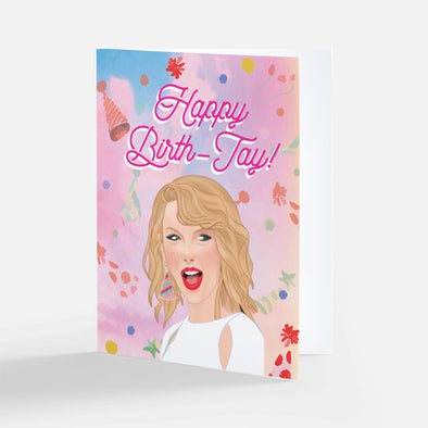 "Happy Birth-Tay!", Birthday Card