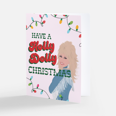 "Holly Dolly Christmas", Holiday Card