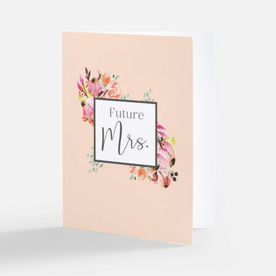 "Future Mrs.", Wedding Card