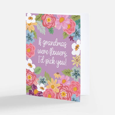 "If Grandmas Were Flowers", Grandma Card