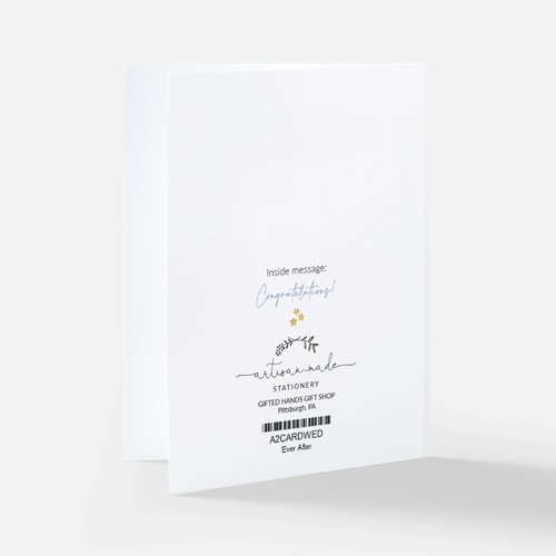 "They Lived Happily Ever After", Wedding Card