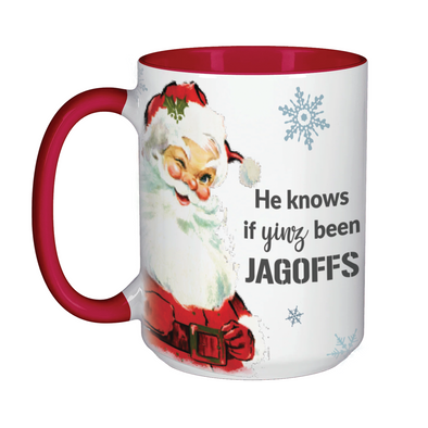 Yinz Be Jagoffs, Holiday Mug