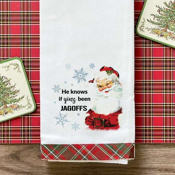 He Knows if Yinz Been Jagoffs, Holiday Towel