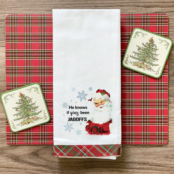 He Knows if Yinz Been Jagoffs, Holiday Towel