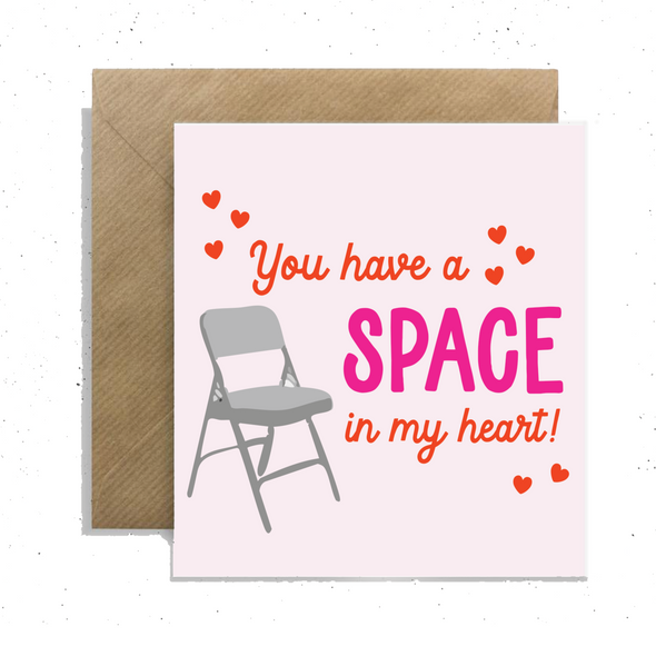 Space In My Heart, Small Enclosure Card