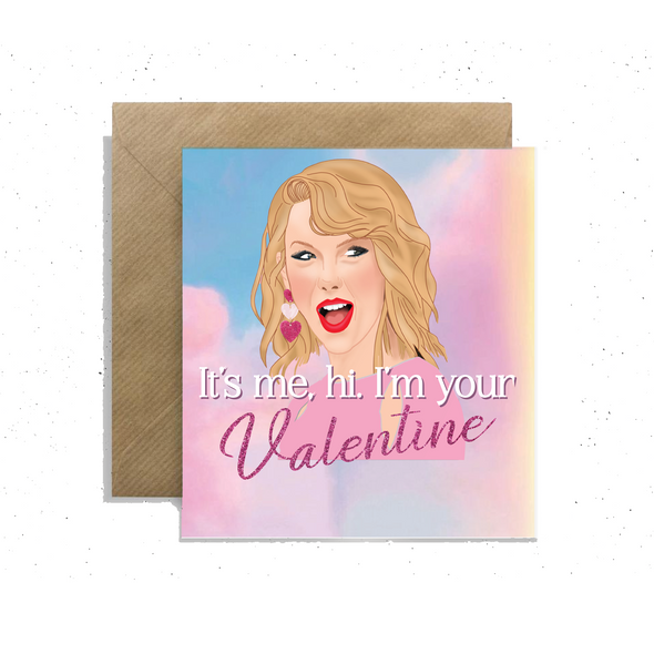 I'm Your Valentine, Taylor Swift Small Enclosure Baby Card
