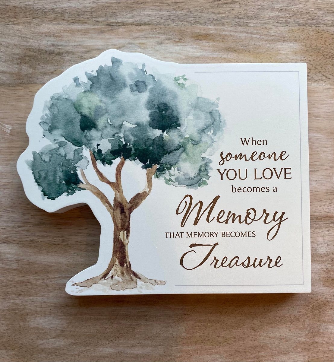 Memory Tree Plaque – Gifted Hands Gift Shop