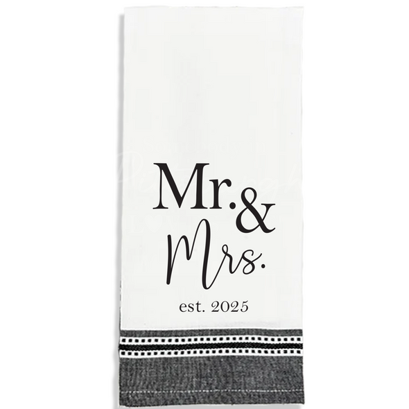 Mr. & Mrs. 2025, Towel