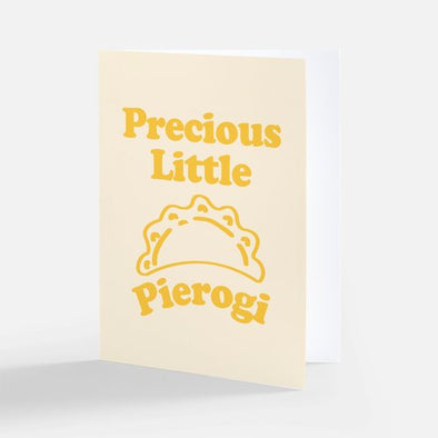 "Congratulations on Yer Little Pierogi", Baby Card