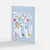 "Thank you!" with Flowers, Card