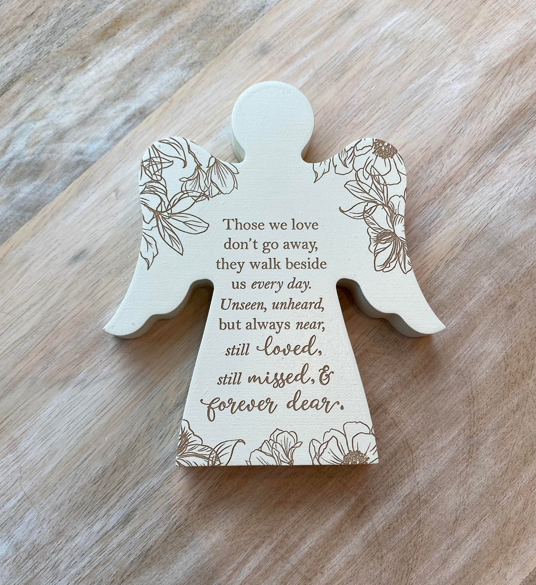 Forever Dear Engraved Angel – Gifted Hands Gift Shop