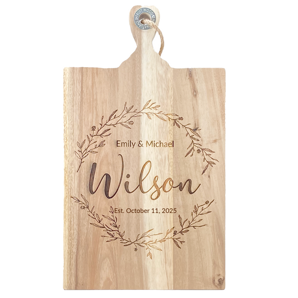 Custom Wedding Cutting Board