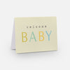 "Welcome BABY", Baby Card