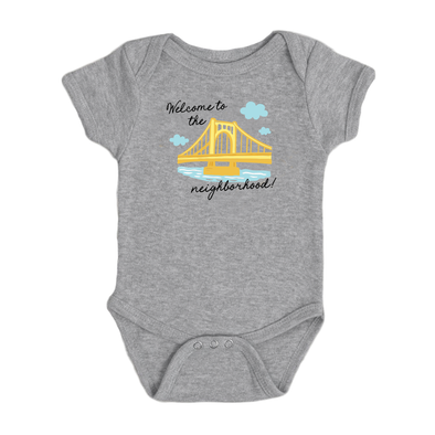 Welcome to the Neighborhood, Wholesale Grey Onesie