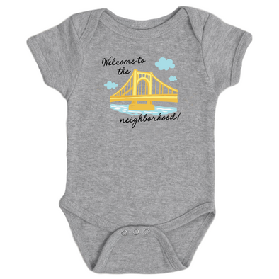 Welcome to the Neighborhood, Grey Onesie