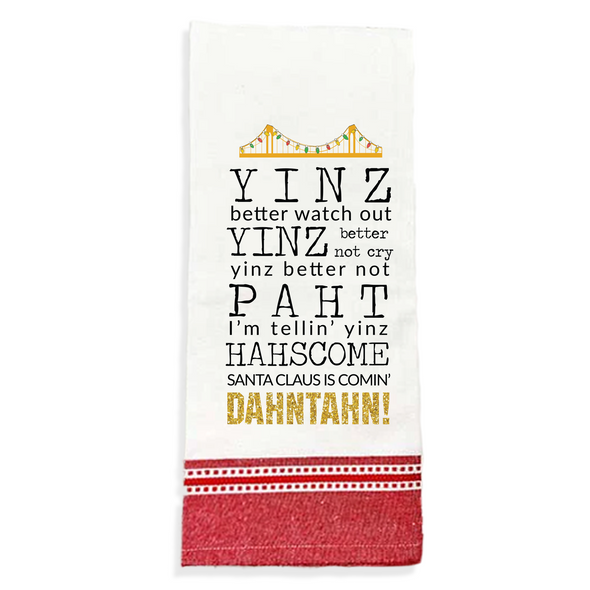 Santa Claus is Comin' to Dahntahn, Holiday Towel