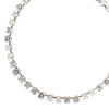 White Mix, 8mm Full Crystal Necklace