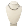 White Mix, 8mm Full Crystal Necklace