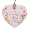 The Best Nana, Heart Ornament