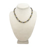 Black, Gold & Clear, 6mm Full Crystal Necklace