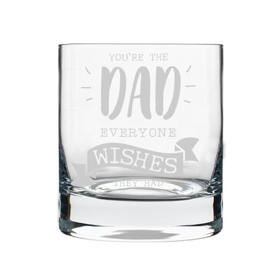 You're The Dad Everyone Wishes, Rocks Glass, Wholesale