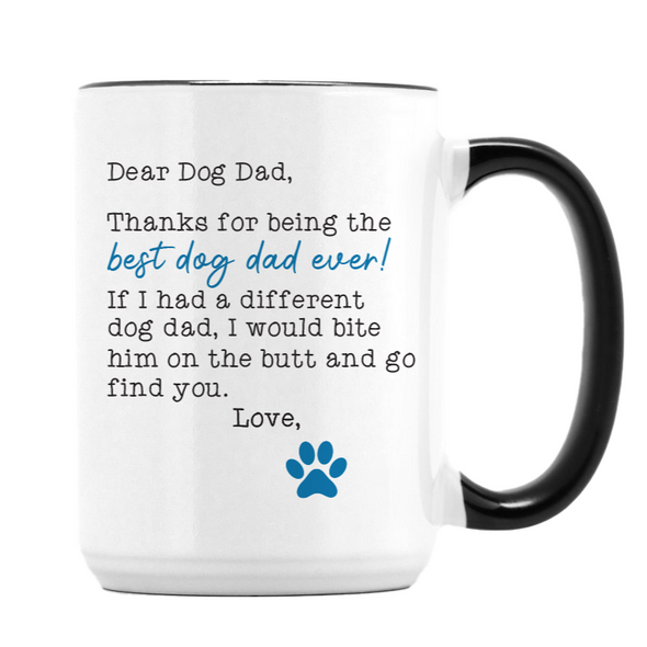 Dear Dog Dad Mug