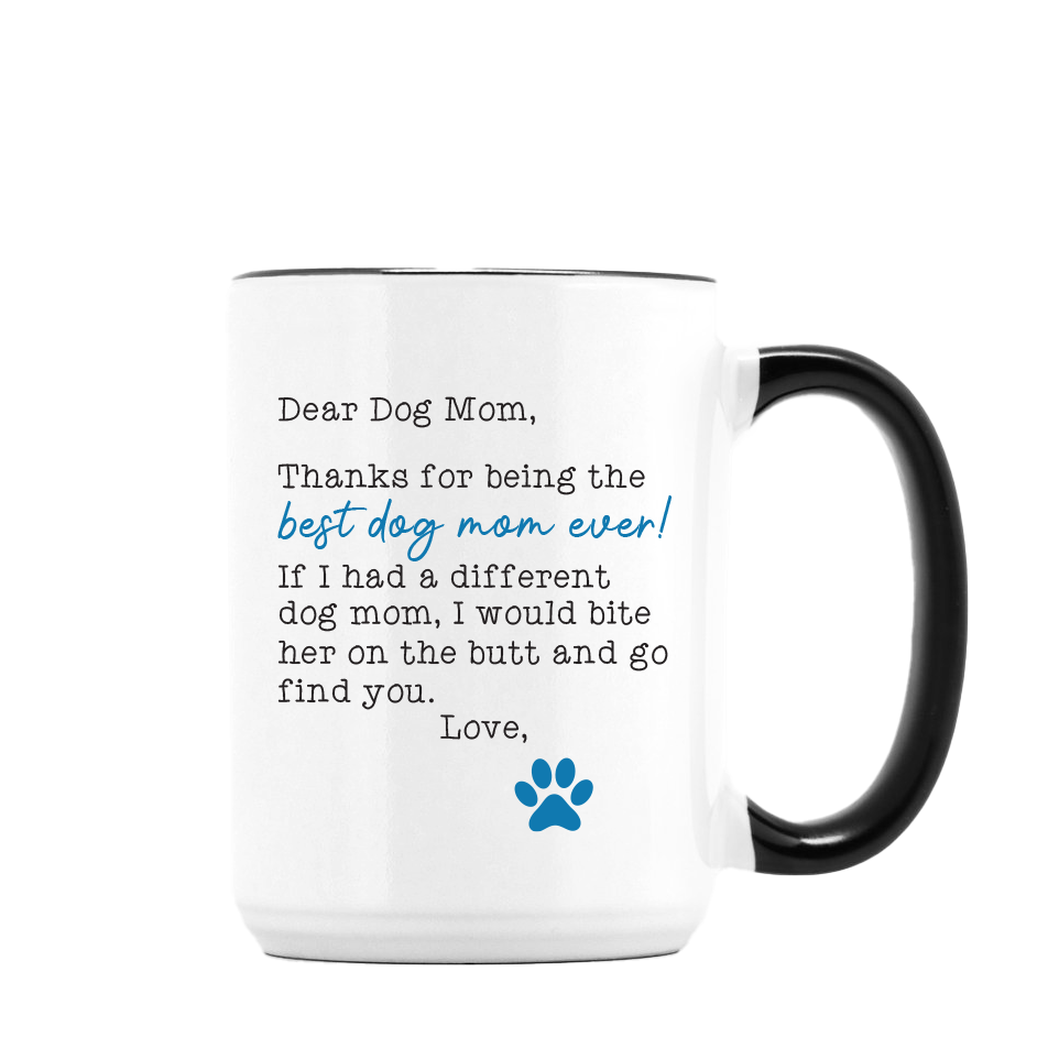 Funny Personalized Dog Mom Gifts - Woof Woof Happy Mother's Day Coffee -  RANSALEX