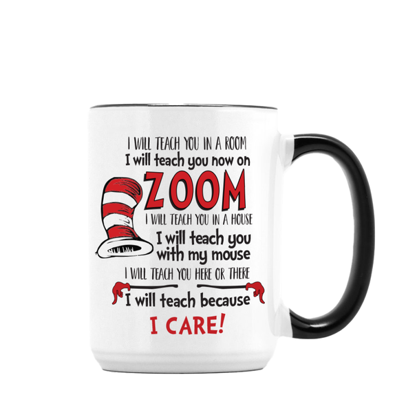 I Care Teacher Mug