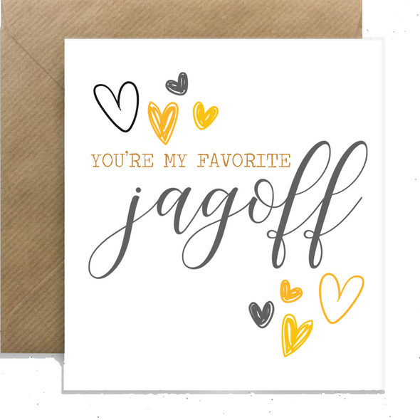 You're My Favorite Jagoff, Small Enclosure Card