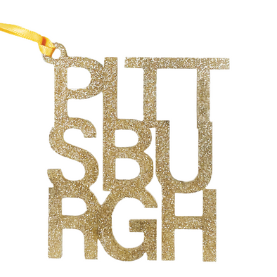PITTSBURGH, Glitter Ornament