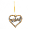 PITTSBURGH Heart, Wood Ornament