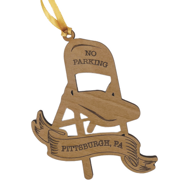 Parking Chair, Wood Ornament