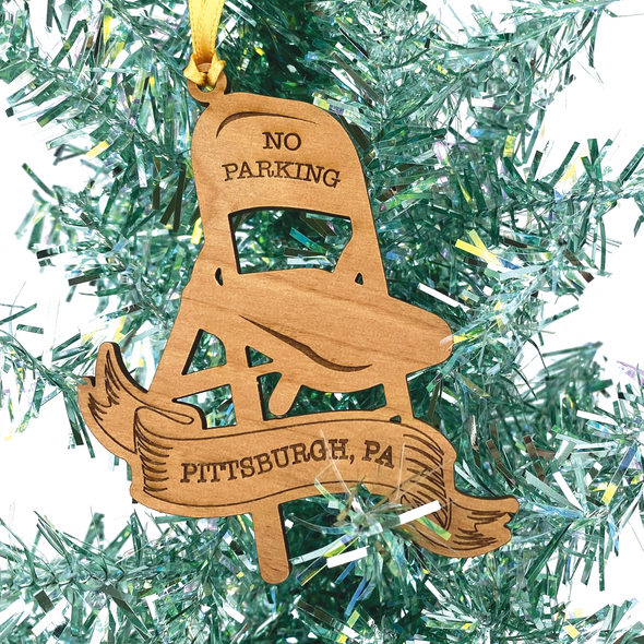 Parking Chair, Wood Ornament