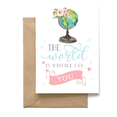 The World Is Waiting For You, Graduation Card, Wholesale
